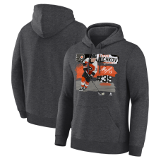 Philadelphia Flyers Matvei Michkov Charcoal Fresh Ice Hoodie