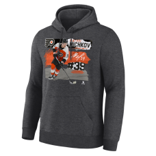 Philadelphia Flyers Matvei Michkov Charcoal Fresh Ice Hoodie