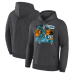 San Jose Sharks Macklin Celebrini Charcoal Fresh Ice Hoodie
