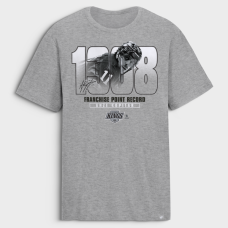 Футболка Los Angeles Kings Anze Kopitar Gray Franchise Points Record Футболка Los Angeles Kings Anze Kopitar Gray Franchise Points Record