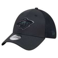 Бейсболка Minnesota Wild New Era Black Blackout 39THIRTY Stretch Бейсболка Minnesota Wild New Era Black Blackout 39THIRTY Stretch