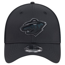 Бейсболка Minnesota Wild New Era Black Blackout 39THIRTY Stretch Бейсболка Minnesota Wild New Era Black Blackout 39THIRTY Stretch