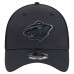 Бейсболка Minnesota Wild New Era Black Blackout 39THIRTY Stretch