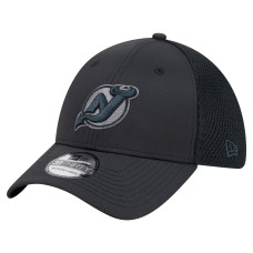 Джерси New Devils New Era Black Blackout 39THIRTY Stretch Hat