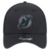 Джерси New Devils New Era Black Blackout 39THIRTY Stretch Hat