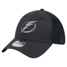Бейсболка Tampa Bay Lightning New Era Black Blackout 39THIRTY Stretch Бейсболка Tampa Bay Lightning New Era Black Blackout 39THIRTY Stretch
