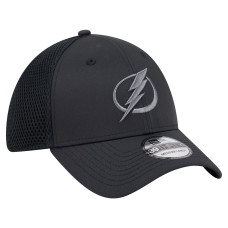 Бейсболка Tampa Bay Lightning New Era Black Blackout 39THIRTY Stretch Бейсболка Tampa Bay Lightning New Era Black Blackout 39THIRTY Stretch