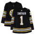 Джерси с автографом Jeremy Swayman Boston Bruins Fanatics Authentic 100th Anniversary Black adidas