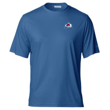 Colorado Avalanche Columbia PFG Blue Terminal Tackle Omni-Shade T-Shirt