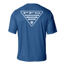 Футболка New York Rangers Columbia PFG Blue Terminal Tackle Omni-Shade
