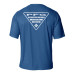 Футболка New York Rangers Columbia PFG Blue Terminal Tackle Omni-Shade