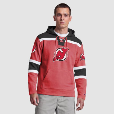 Толстовка New Jersey Devils Champion Red Lacer Fleece Hockey