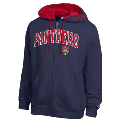 Толстовка Florida Panthers Champion Navy Full-Zip