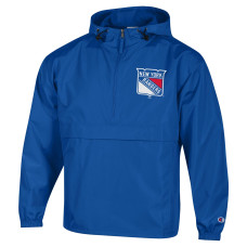 Ветровка New York Rangers Champion Blue Packable Half-Zip Jacket