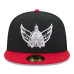 Бейсболка Washington Capitals New Era Black/Red City Icon Stitched Overlay 59FIFTY