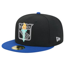 Бейсболка New York Rangers New Era Black/Blue City Icon Stitched Overlay 59FIFTY Бейсболка New York Rangers New Era Black/Blue City Icon Stitched Overlay 59FIFTY