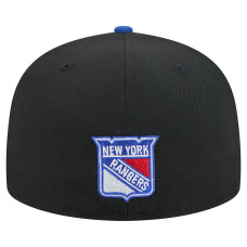 Бейсболка New York Rangers New Era Black/Blue City Icon Stitched Overlay 59FIFTY Бейсболка New York Rangers New Era Black/Blue City Icon Stitched Overlay 59FIFTY