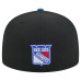 Бейсболка New York Rangers New Era Black/Blue City Icon Stitched Overlay 59FIFTY