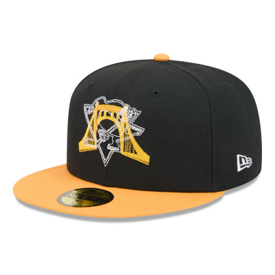 Бейсболка Pittsburgh Penguins New Era Black/Gold City Icon Stitched Overlay 59FIFTY