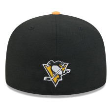 Бейсболка Pittsburgh Penguins New Era Black/Gold City Icon Stitched Overlay 59FIFTY