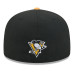 Бейсболка Pittsburgh Penguins New Era Black/Gold City Icon Stitched Overlay 59FIFTY