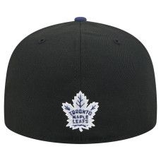 Бейсболка Toronto Maple Leafs New Era City Icon Stitched Overlay 59FIFTY - Black/Blue
