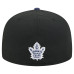 Бейсболка Toronto Maple Leafs New Era City Icon Stitched Overlay 59FIFTY - Black/Blue