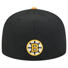 Бейсболка Boston Bruins New Era Black/Gold City Icon Stitched Overlay 59FIFTY