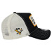 Бейсболка Pittsburgh Penguins New Era Black/White Skater Patch A-Frame 9FORTY Adjustable