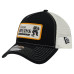 Бейсболка Boston Bruins New Era Black/White Skater Patch A-Frame 9FORTY Adjustable