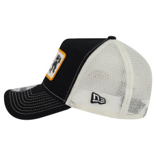 Бейсболка Boston Bruins New Era Black/White Skater Patch A-Frame 9FORTY Adjustable
