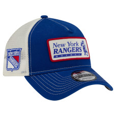 Бейсболка New York Rangers New Era Blue/White Skater Patch A-Frame 9FORTY Adjustable Бейсболка New York Rangers New Era Blue/White Skater Patch A-Frame 9FORTY Adjustable