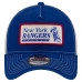 Бейсболка New York Rangers New Era Blue/White Skater Patch A-Frame 9FORTY Adjustable