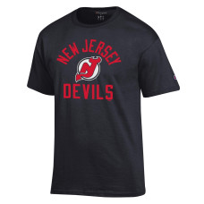 Футболка New Jersey Devils Champion Black Primary Logo Jersey Футболка New Jersey Devils Champion Black Primary Logo Jersey
