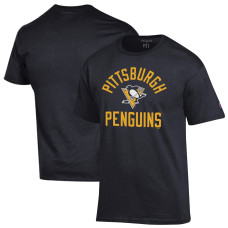 Футболка Pittsburgh Penguins Champion Black Primary Logo Jersey