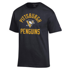 Футболка Pittsburgh Penguins Champion Black Primary Logo Jersey