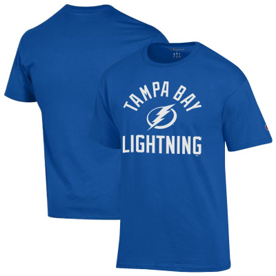 Футболка Tampa Bay Lightning Champion Blue Primary Logo Jersey