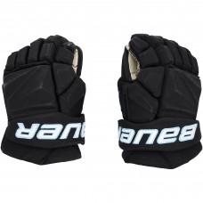 Alexander Kerfoot Utah Mammoth Fanatics Authentic Game-Used Black Bauer Gloves from the 2025-26 NHL Season - NF70443026-27
