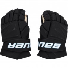 Mikhail Sergachev Utah Mammoth Fanatics Authentic Game-Used Black Bauer Gloves from the 2025-26 NHL Season - NF70442972-73