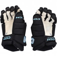 Nick Schmaltz Utah Mammoth Fanatics Authentic Game-Used Black CCM Gloves from the 2025-26 NHL Season - NF70442978-79