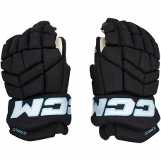 Nick Schmaltz Utah Mammoth Fanatics Authentic Game-Used Black CCM Gloves from the 2025-26 NHL Season - NF70442978-79