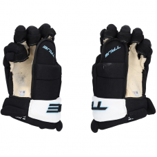 Jack McBain Utah Mammoth Fanatics Authentic Game-Used Black True Gloves from the 2025-26 NHL Season - NF70443010-11