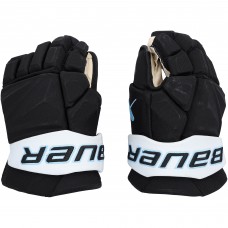 Sean Durzi Utah Mammoth Fanatics Authentic Game-Used Black Bauer Gloves from the 2025-26 NHL Season - NF70442982-83