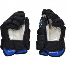 Ian Cole Utah Mammoth Fanatics Authentic Game-Used Black Warrior Gloves from the 2025-26 NHL Season - NF70442986-87