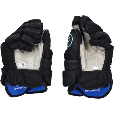 Ian Cole Utah Mammoth Fanatics Authentic Game-Used Black Warrior Gloves from the 2025-26 NHL Season - NF70442986-87