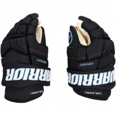 Juuso Valimaki Utah Mammoth Fanatics Authentic Game-Used Black Warrior Gloves from the 2025-26 NHL Season - NF70443000-01