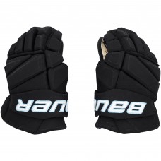 Nick DeSimone Utah Mammoth Fanatics Authentic Game-Used Black Bauer Gloves from the 2025-26 NHL Season - NF70443014-15