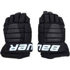 Michael Carcone Utah Mammoth Fanatics Authentic Game-Used Black Bauer Gloves from the 2025-26 NHL Season - NF70443020-21