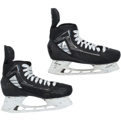 Jack McBain Utah Mammoth Fanatics Authentic Game-Used Black True Skates from the 2025-26 NHL Season
