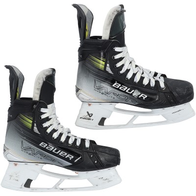 Kailer Yamamoto Utah Mammoth Fanatics Authentic Game-Used Black Bauer Skates from the 2025-26 NHL Season